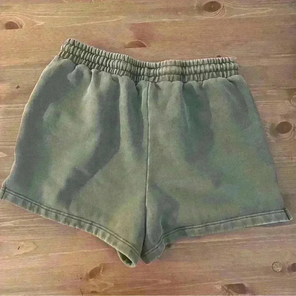 Merrell Women’s Comfy Heavyweight Shorts Large Army Green - Picture 2 of 9